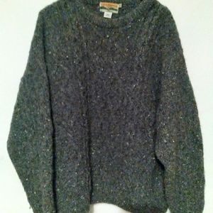 Men'z Celtic Country Ireland 100% Wool Sweater XL